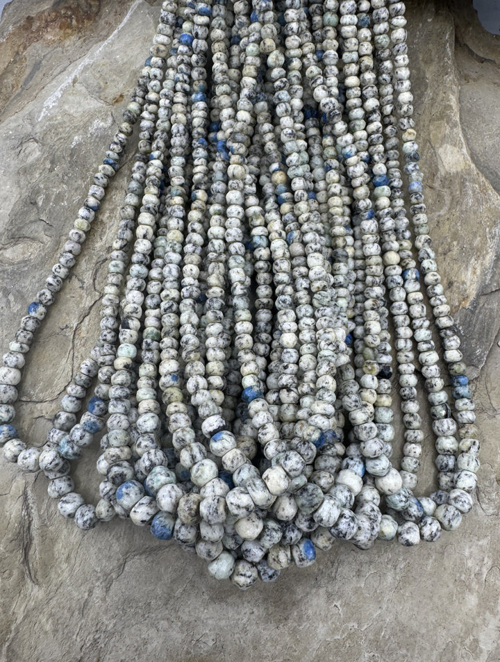 K2 Jasper (Pakistan) Graduated 3-6mm Faceted Rondelle Bead