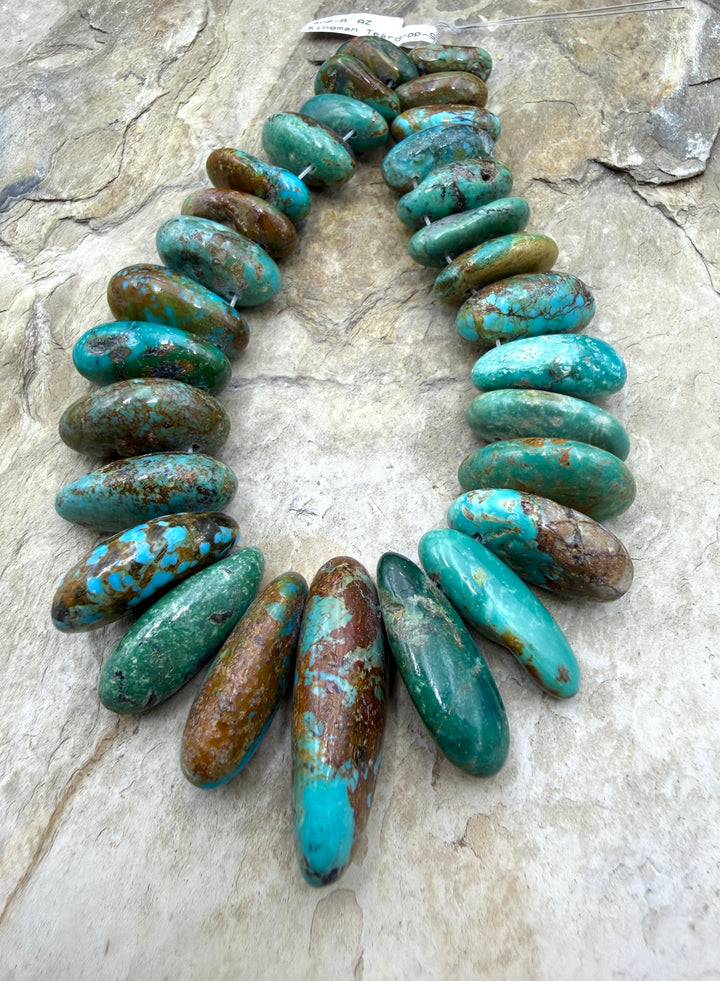 Kingman Turquoise (Arizona) BIG Graduated Focal Strand