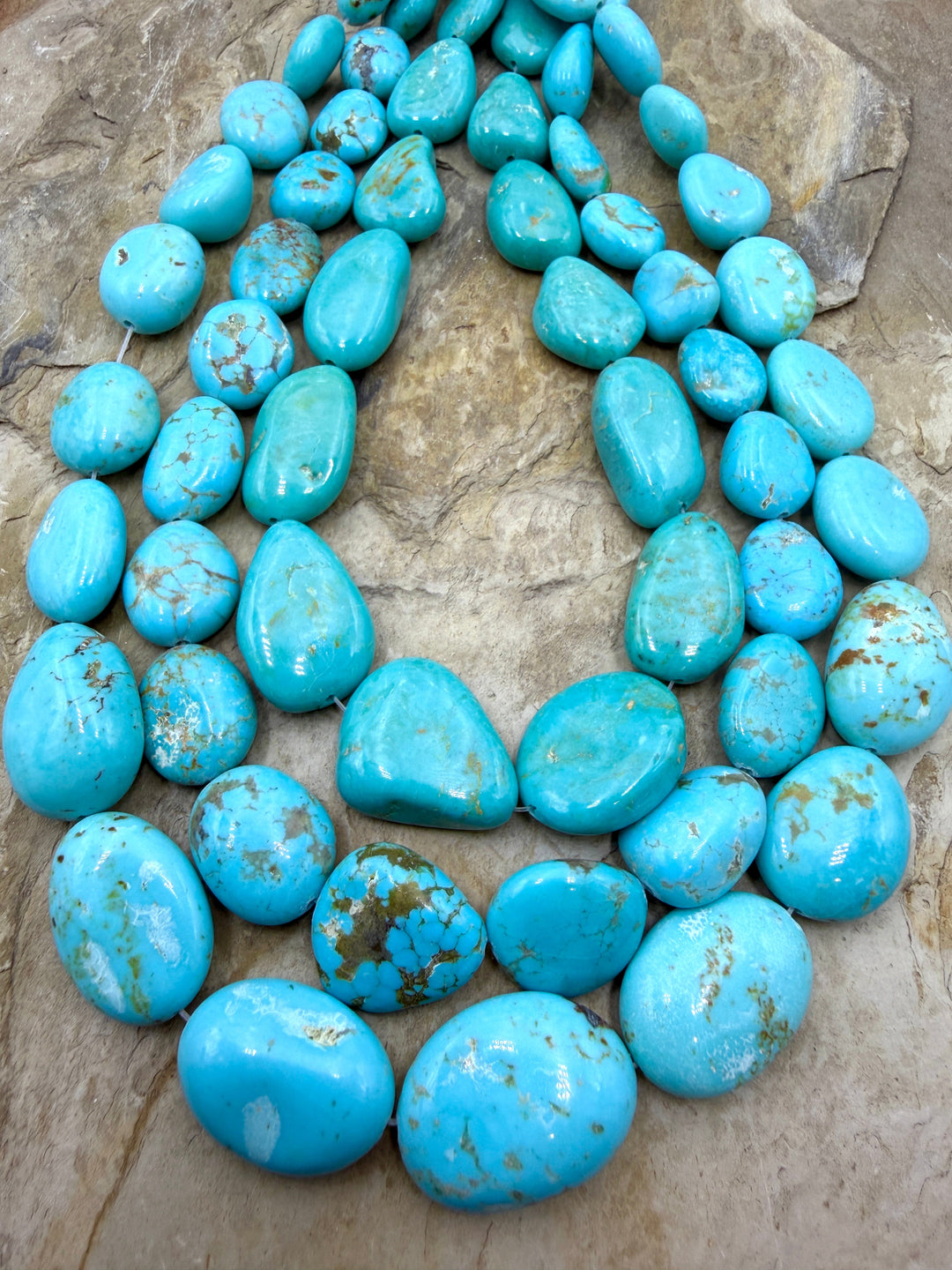 Kingman Turquoise (Arizona) BIG Graduated Smooth Nugget