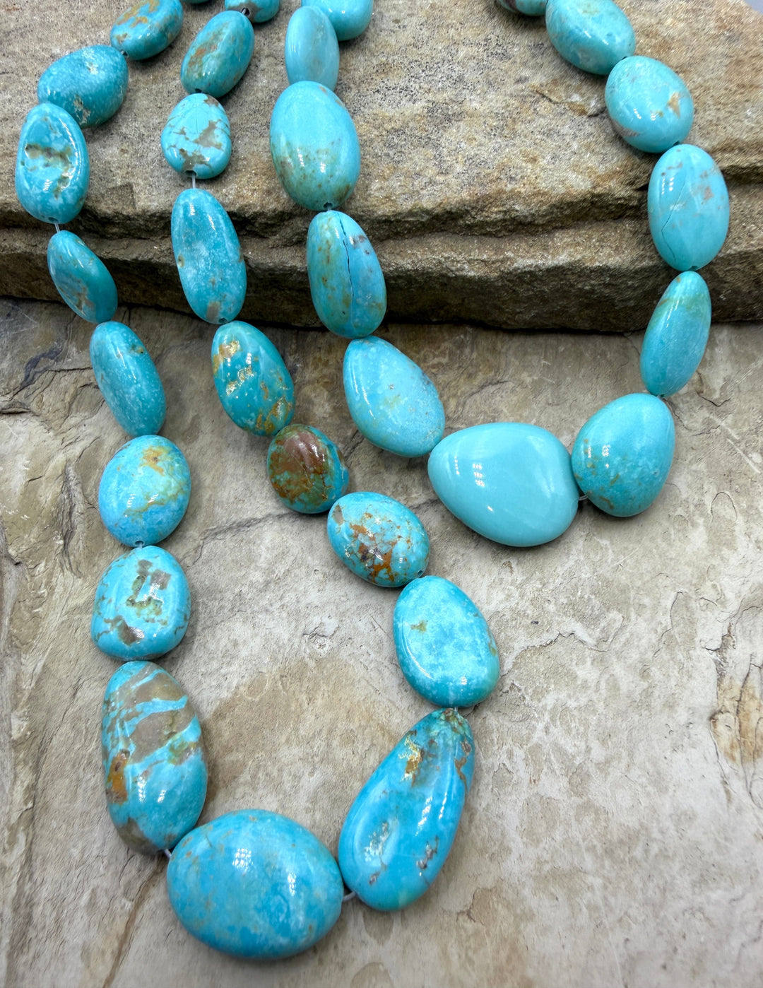Kingman Turquoise (Arizona) BIG Graduated Smooth Nugget
