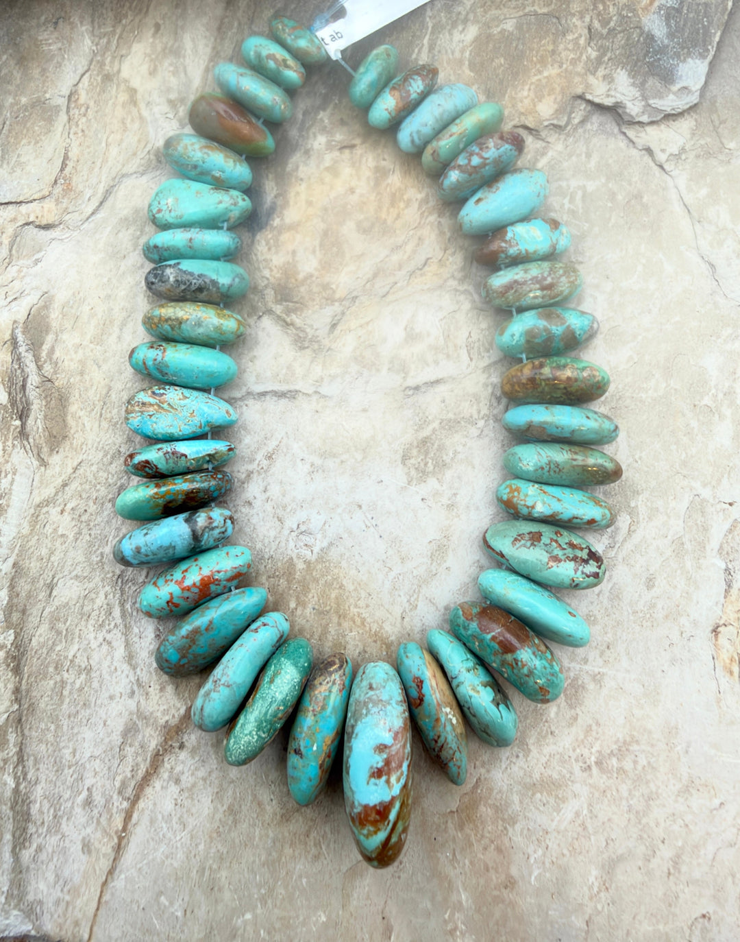 Kingman Turquoise (Arizona) Graduated Teardrop Nuggets
