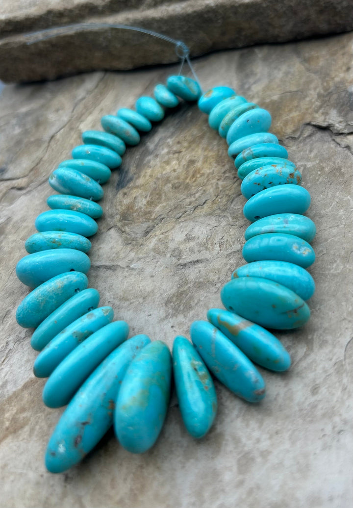 Kingman Turquoise (Arizona) Long Teardrop Nuggets