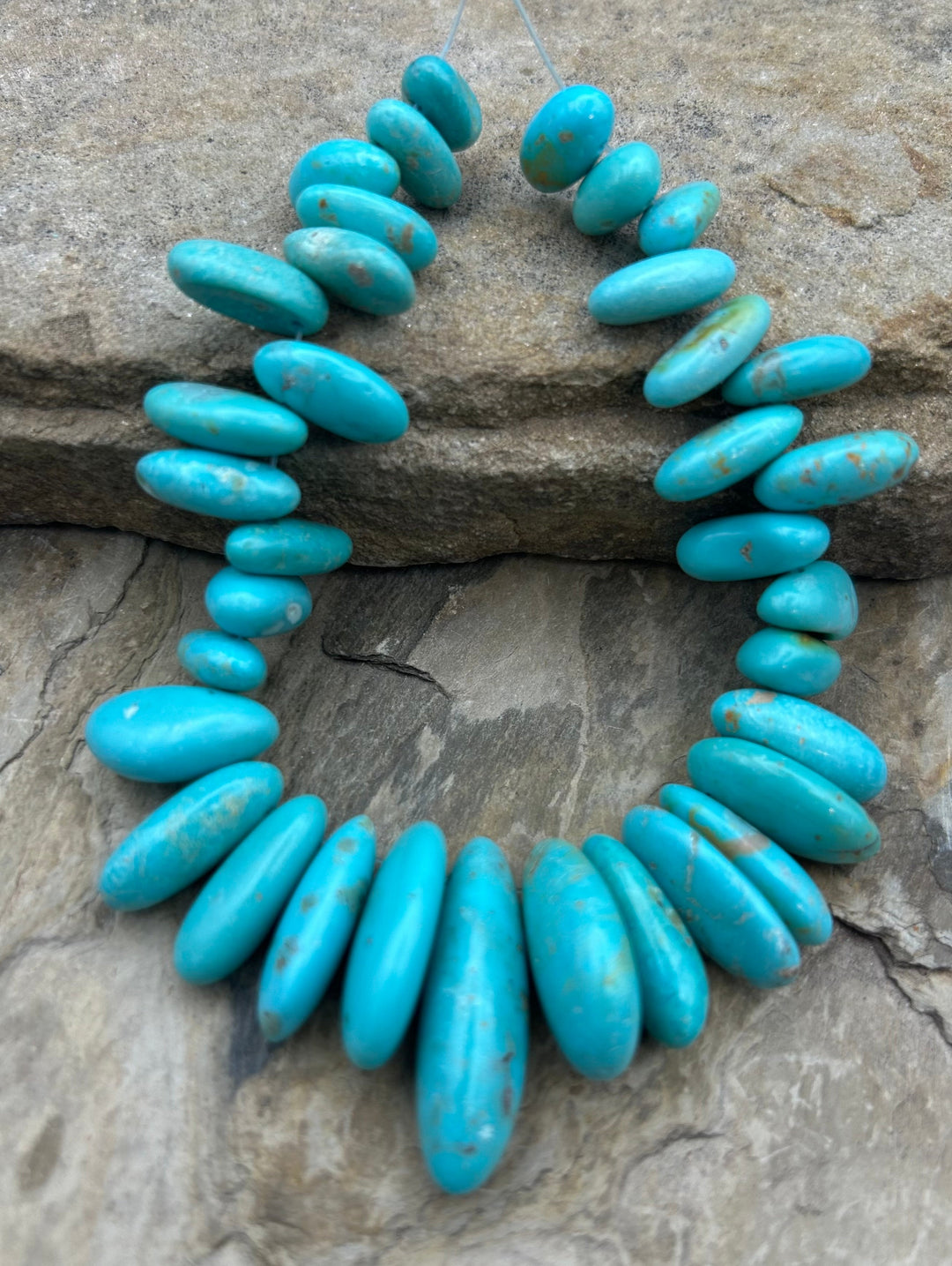 Kingman Turquoise (Arizona) Long Teardrop Nuggets