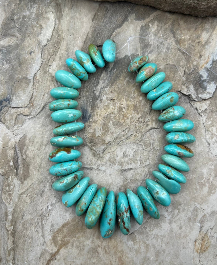 Kingman Turquoise (Arizona) Long Teardrop Nuggets