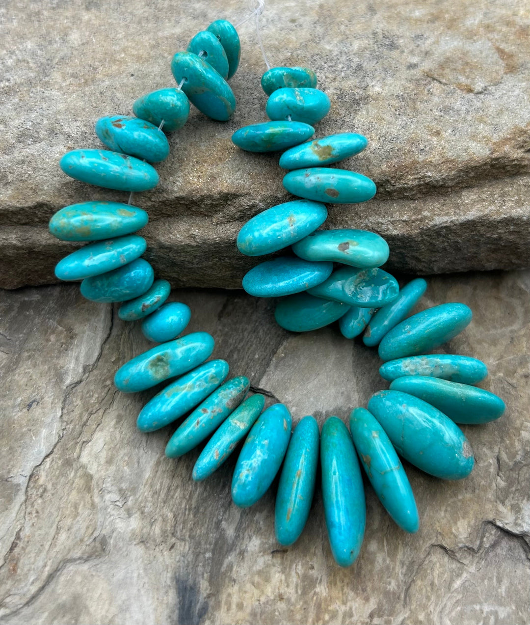 Kingman Turquoise (Arizona) Long Teardrop Nuggets