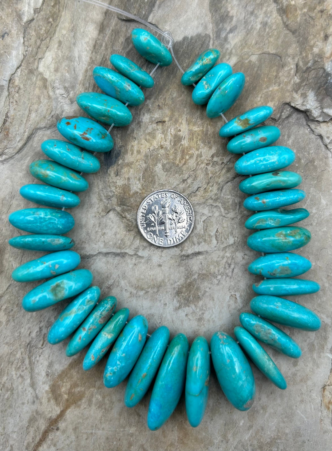 Kingman Turquoise (Arizona) Long Teardrop Nuggets