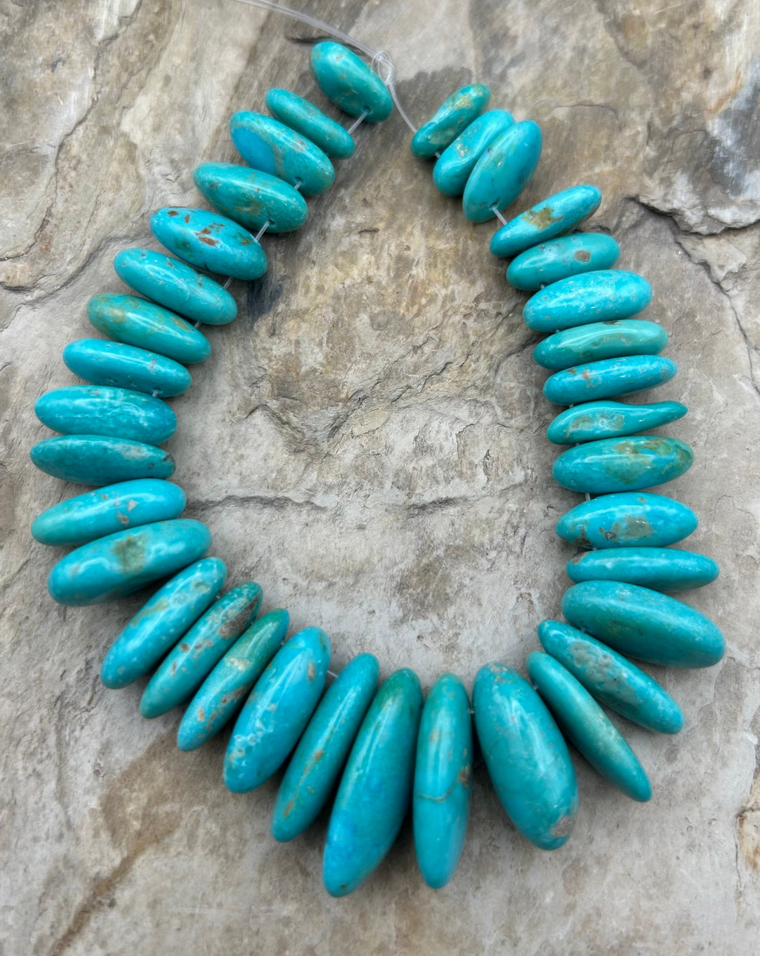 Kingman Turquoise (Arizona) Long Teardrop Nuggets