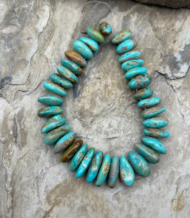 Kingman Turquoise (Arizona) Long Teardrop Nuggets