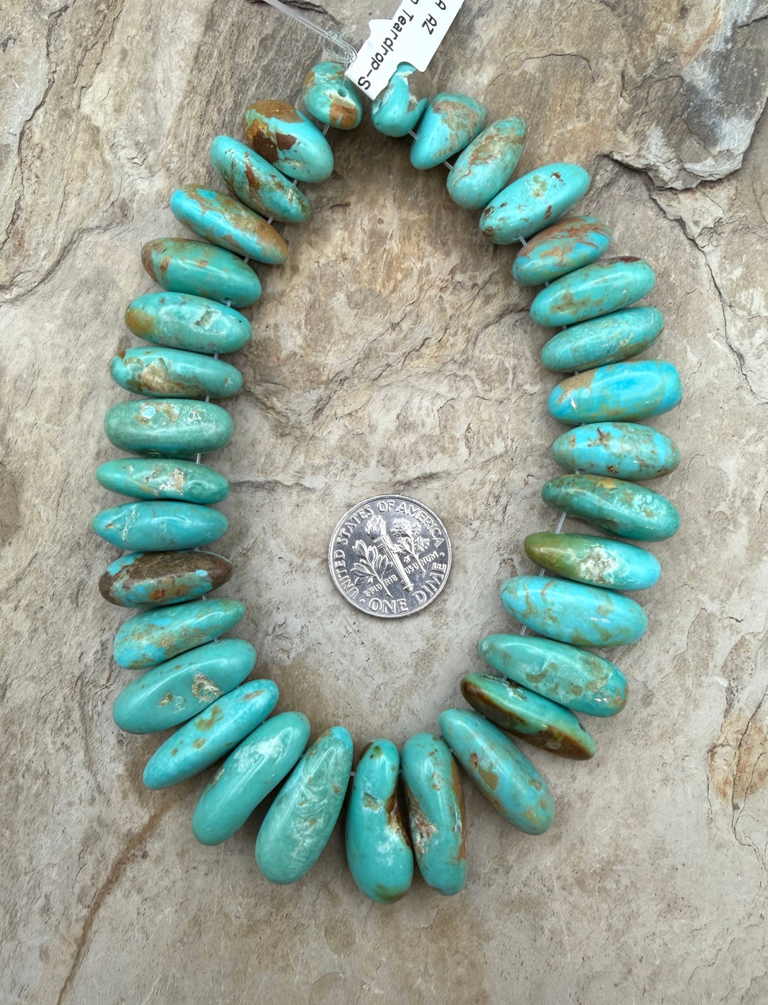 Kingman Turquoise (Arizona) Long Teardrop Nuggets