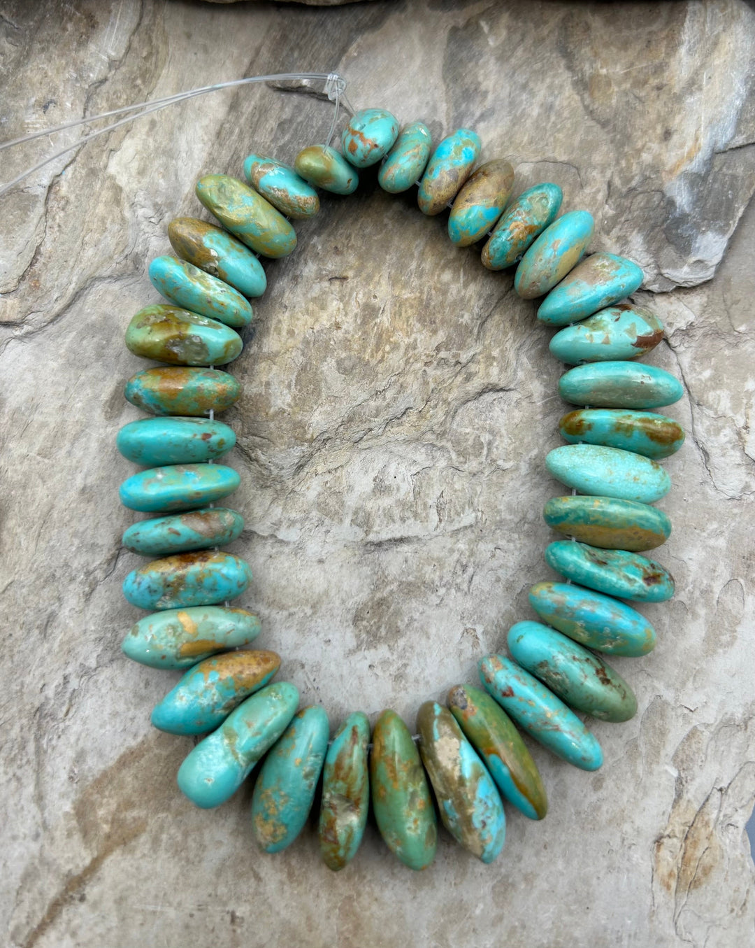 Kingman Turquoise (Arizona) Long Teardrop Nuggets