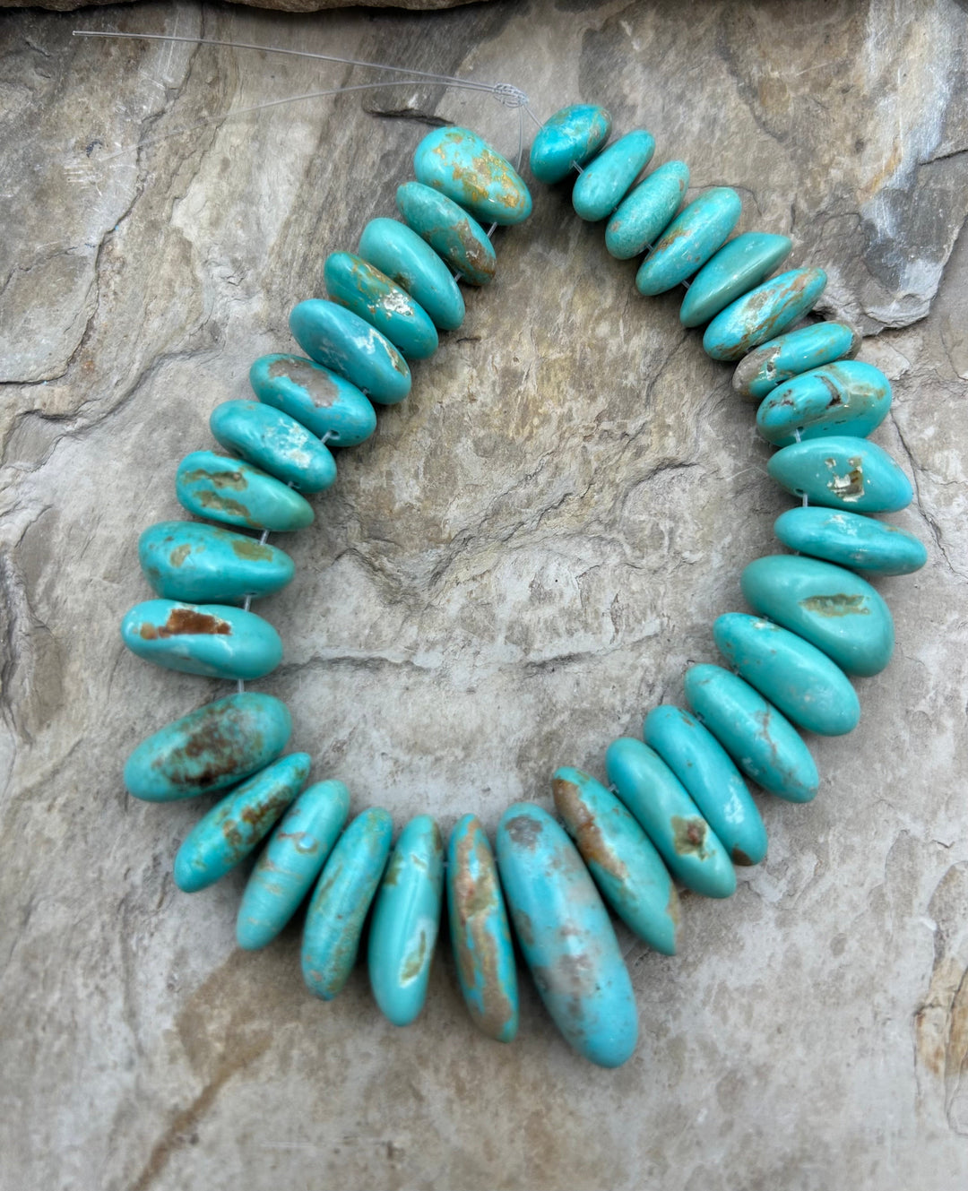 Kingman Turquoise (Arizona) Long Teardrop Nuggets