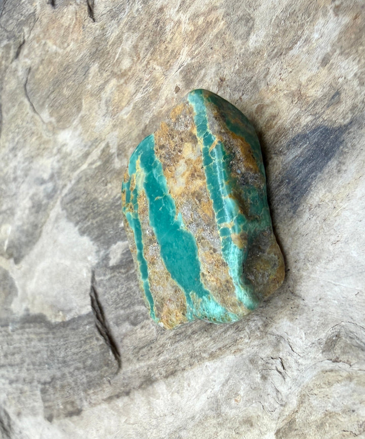 Kingman Turquoise (Arizona) Slab Beads (Large Hole)