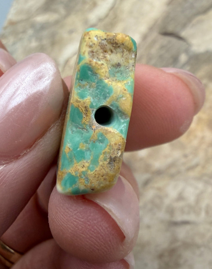 Kingman Turquoise (Arizona) Slab Beads (Large Hole)