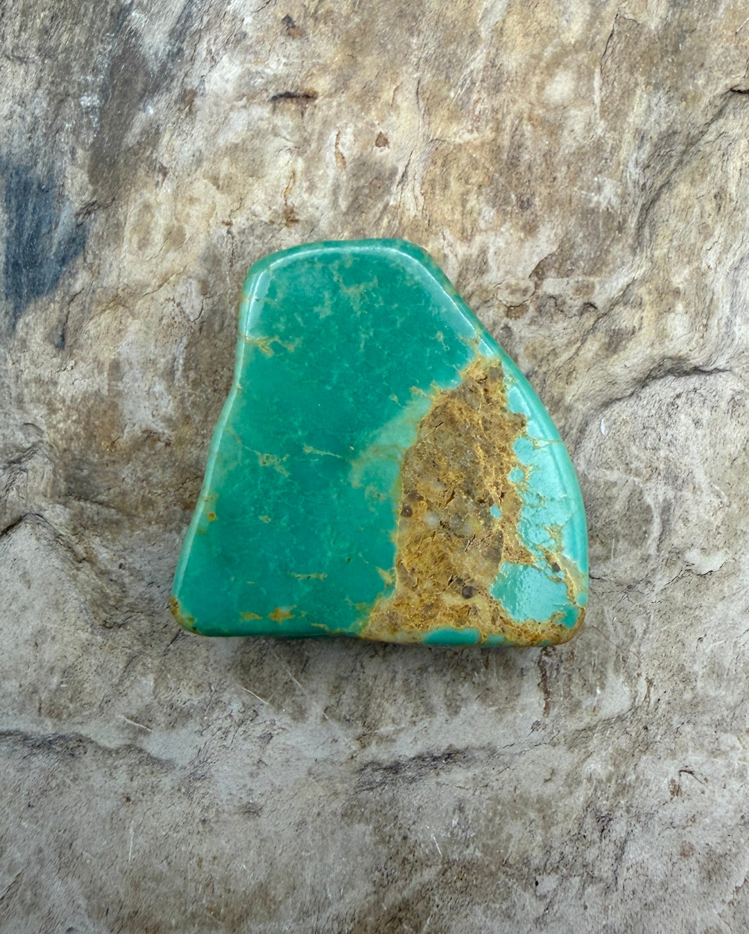 Kingman Turquoise (Arizona) Slab Beads (Large Hole)