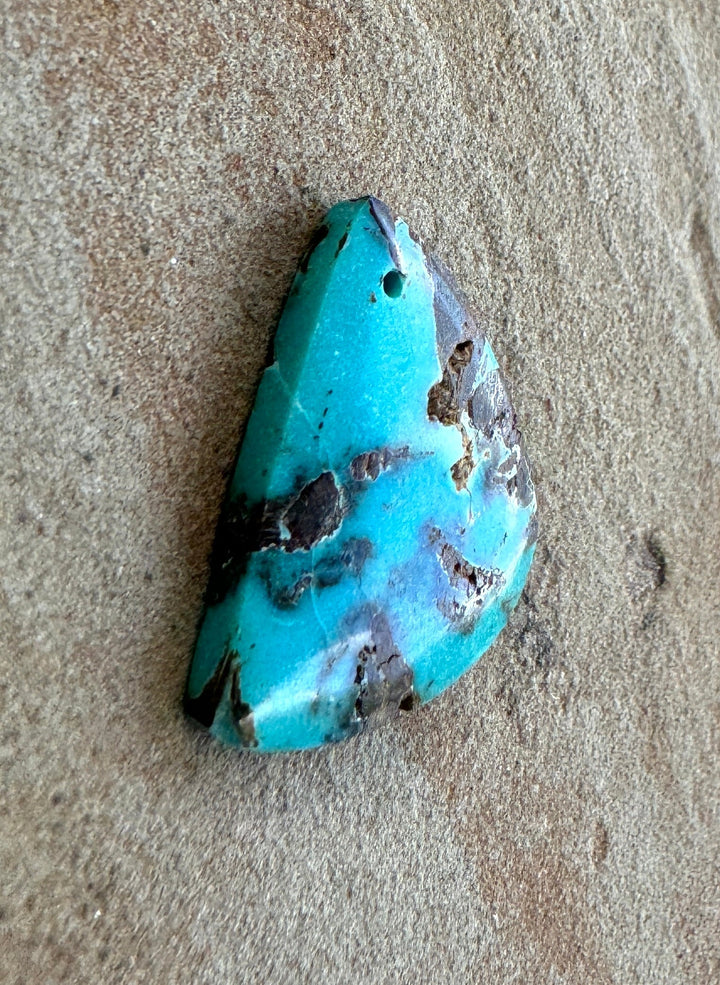 King’s Menassa Turquoise (Colorado) Focal Bead 21x25mm