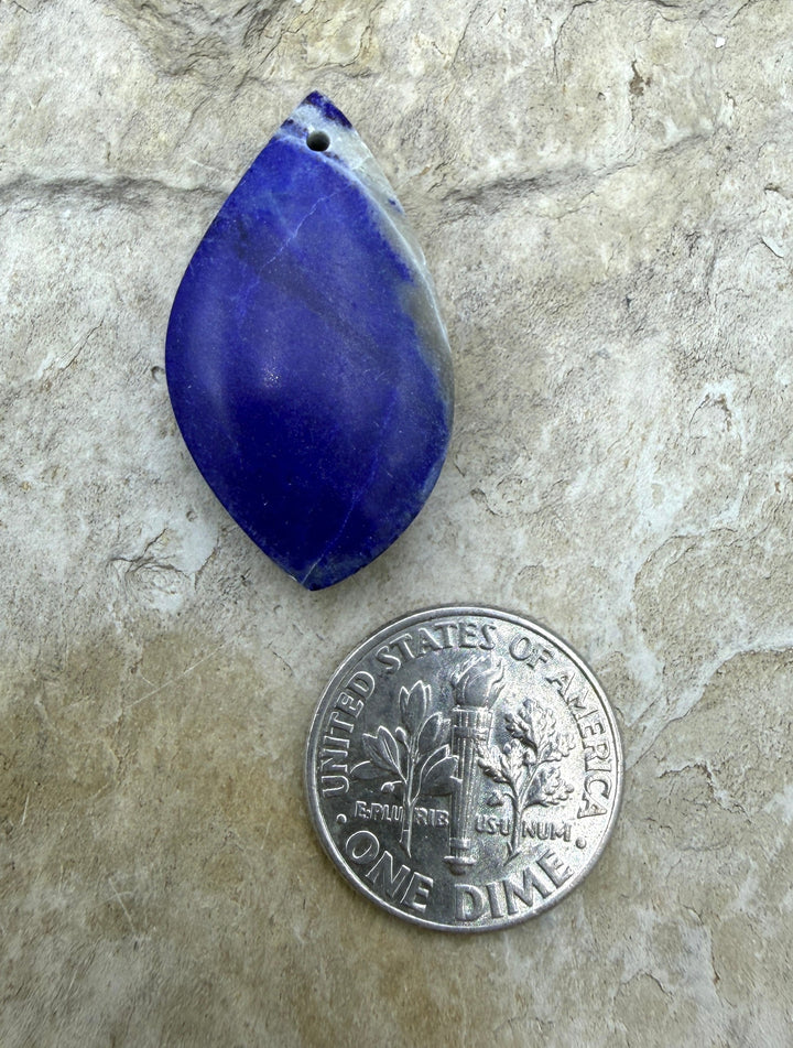 Lapis Lazuli Focal Pendant Bead 16x28mm - Lapis Lazuli