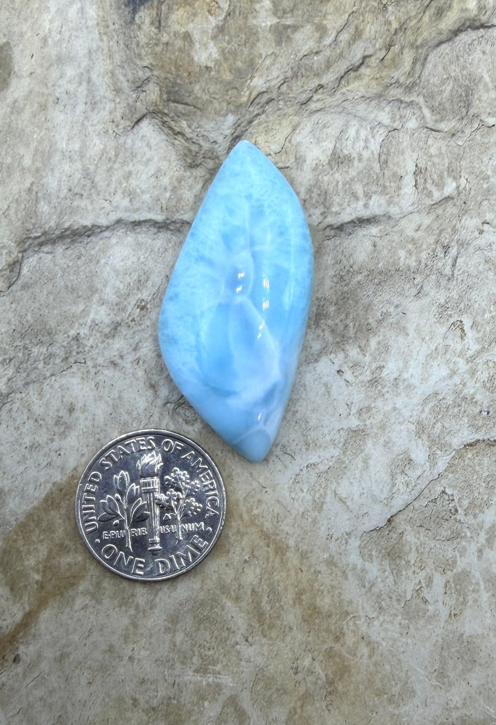 Larimar (Dominica Republic) Large Hole Focal Pendant