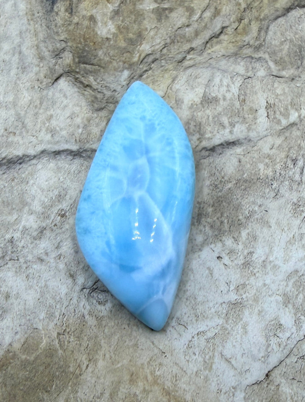 Larimar (Dominica Republic) Large Hole Focal Pendant