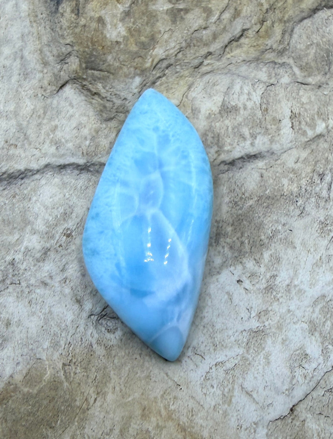 Larimar (Dominica Republic) Large Hole Focal Pendant
