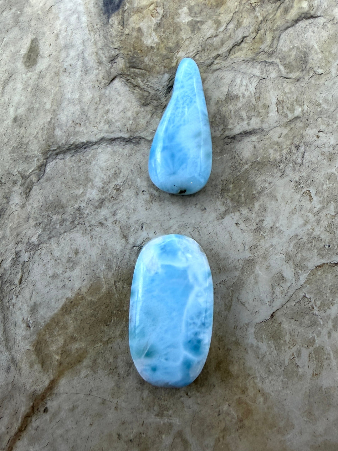 Larimar (Dominica Republic) Large Hole Focal Pendant Select