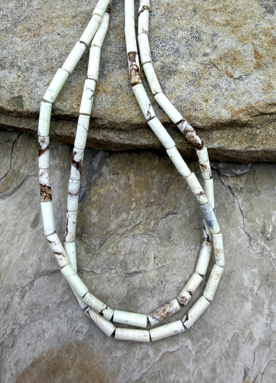 Lemon Chrysoprase (Australia) 4x14mm Tube Beads 16 Inch