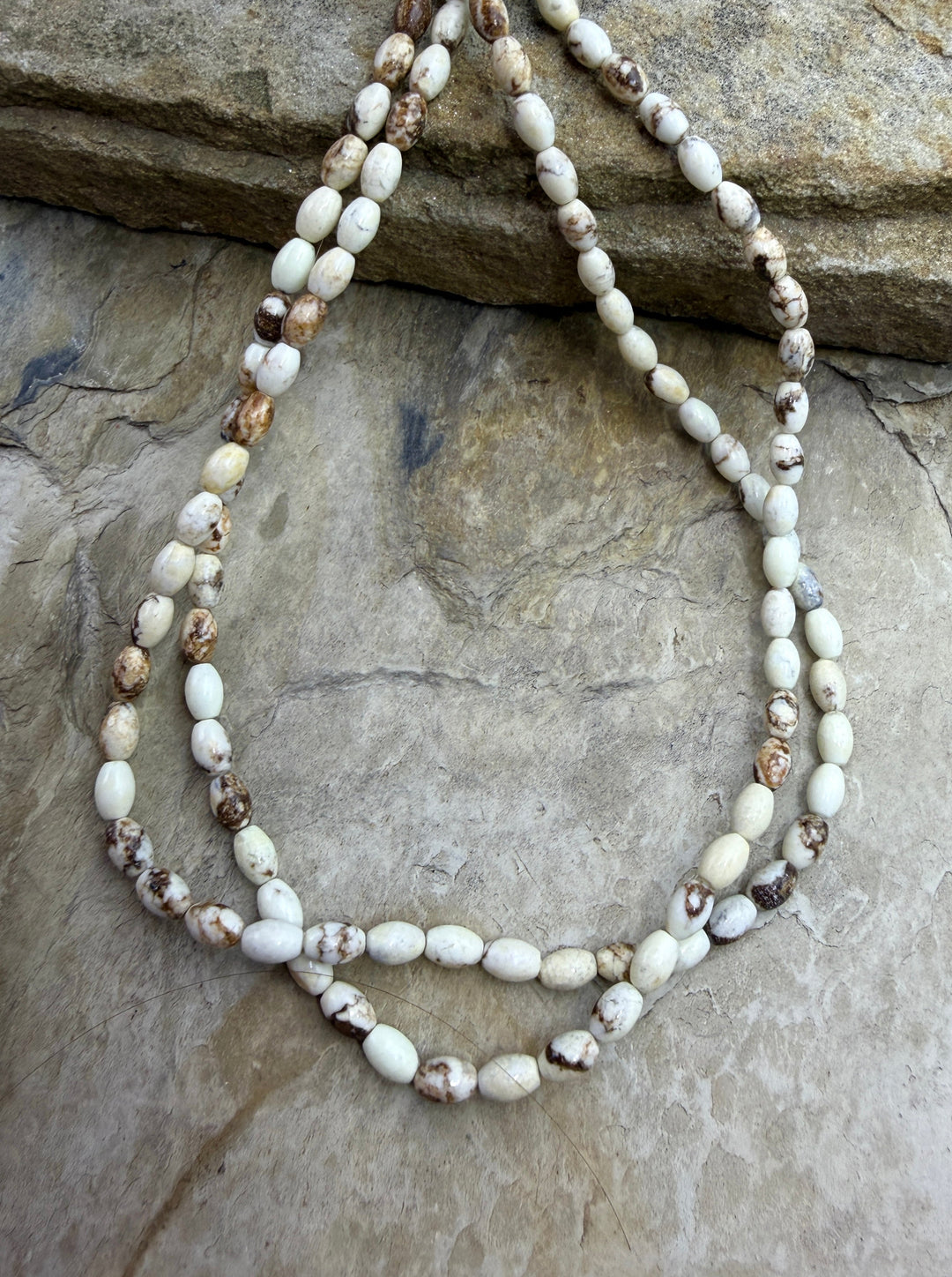 Lemon Chrysoprase (Australia) 4x6mm Rice Beads 16 Inch