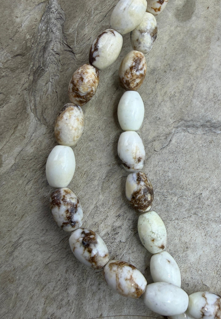 Lemon Chrysoprase (Australia) 4x6mm Rice Beads 16 Inch