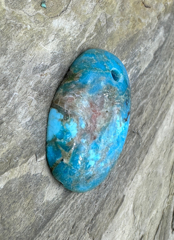 Ma’anshan turquoise (China) Large Focal Pendant Bead