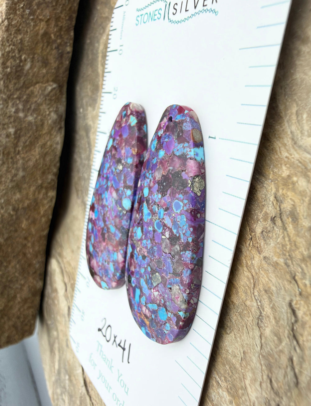 Mohave Purple Turquoise Kingman Composite BIG Matching