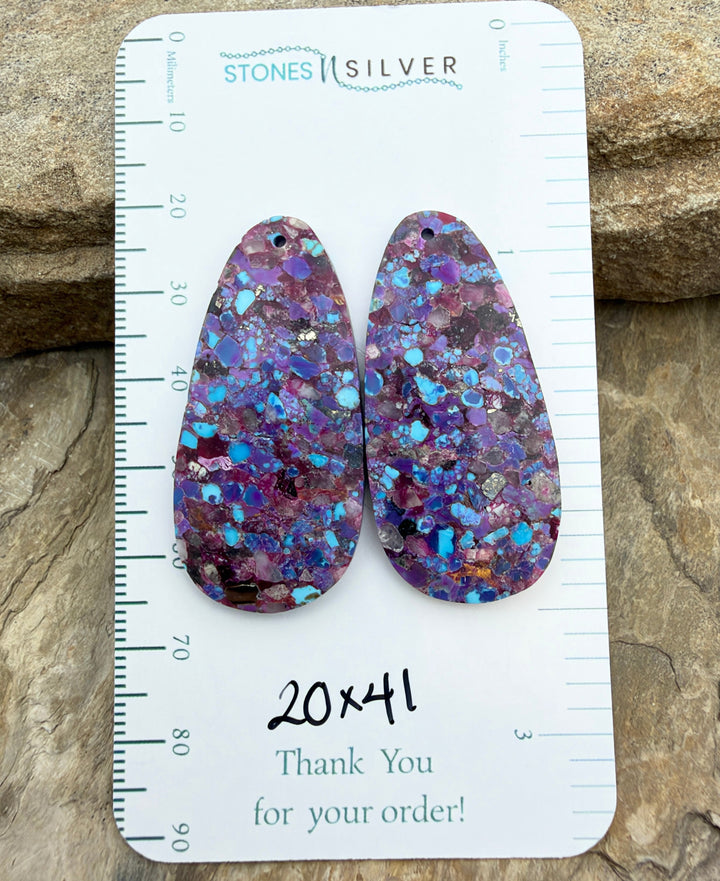 Mohave Purple Turquoise Kingman Composite BIG Matching