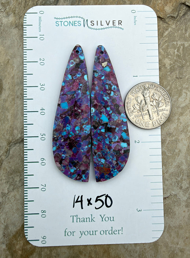 Mohave Purple Turquoise Kingman Composite LONG Matching
