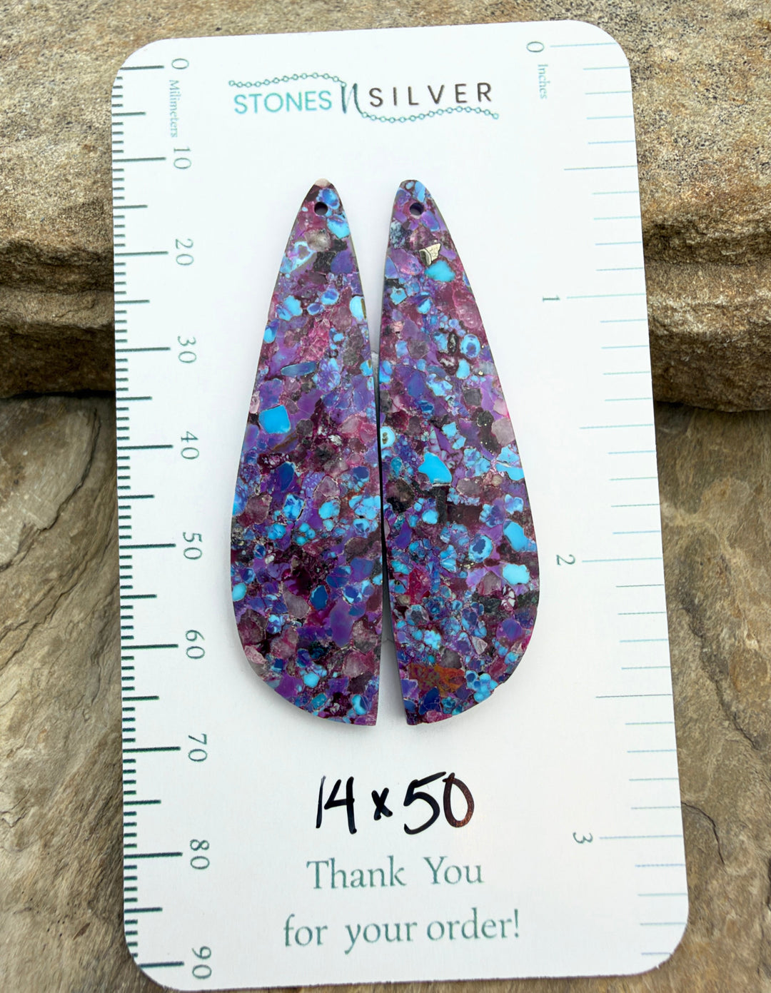 Mohave Purple Turquoise Kingman Composite LONG Matching