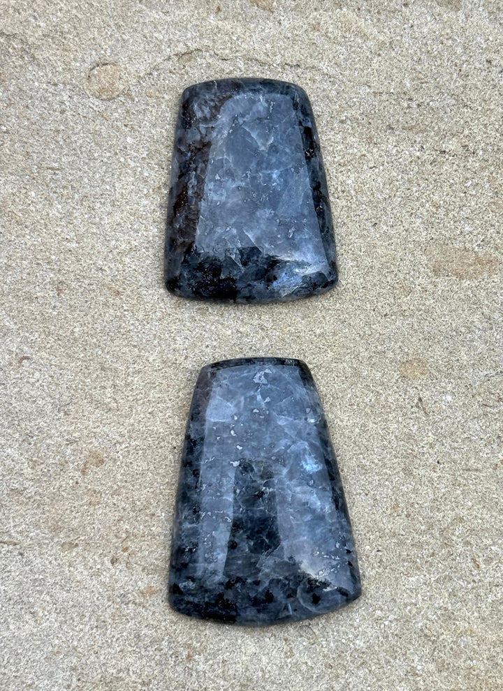 Natural Flashy Larvikite (Norway) Cabochons (select