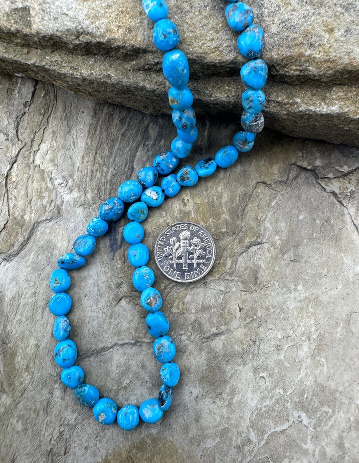 Natural Sleeping Beauty Turquoise (AZ) 5-7mm Rounded Nuget