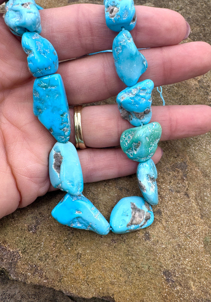 Natural Sleeping Beauty Turquoise (AZ) BIG 10x15-14x25mm