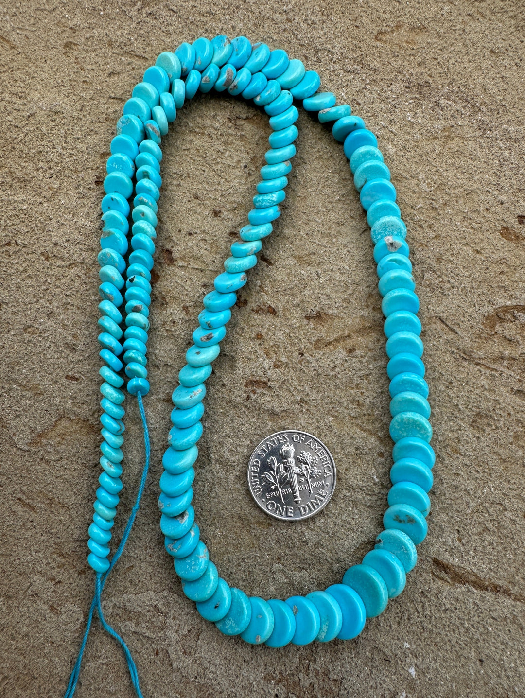 Natural Sleeping Beauty Turquoise (AZ) Graduated 4-9mm