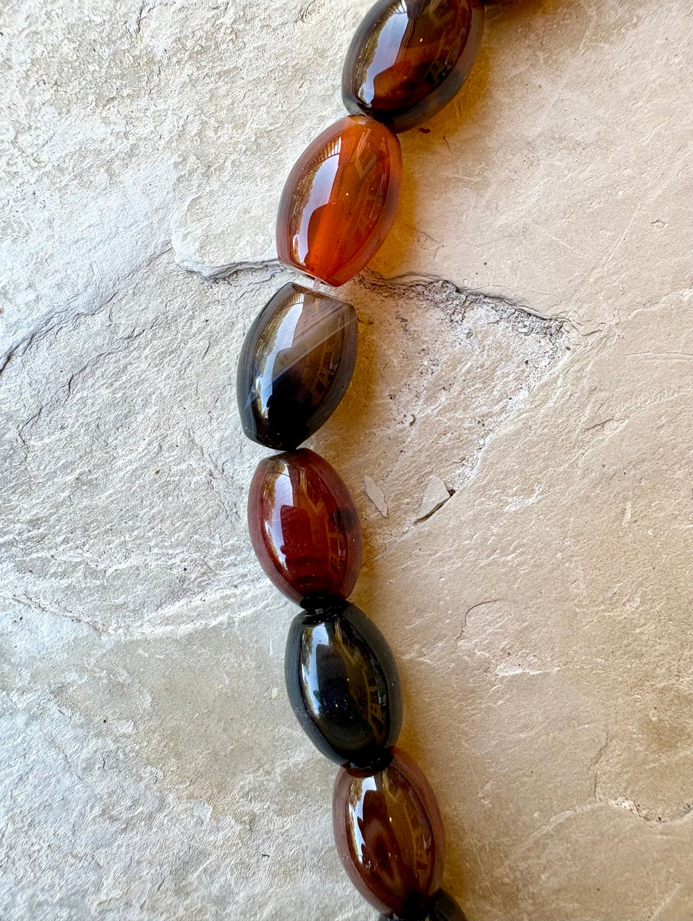 Natural Tibetan Agate Beads 10x14mm Barrel Shape 16 inch