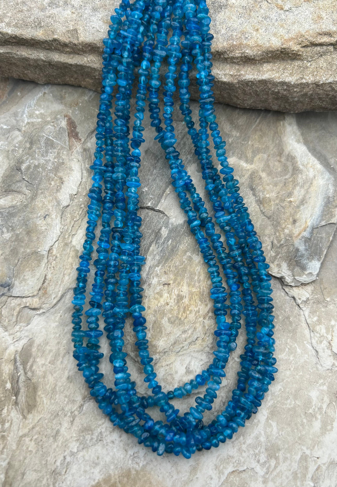 Neon Apatite Nugget Beads 5-8 mm One 16 inch strand - Neon