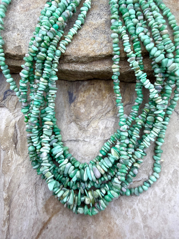 Nevada Variscite 4-6mm Nugget/Chip Beads 16 Inch Strand