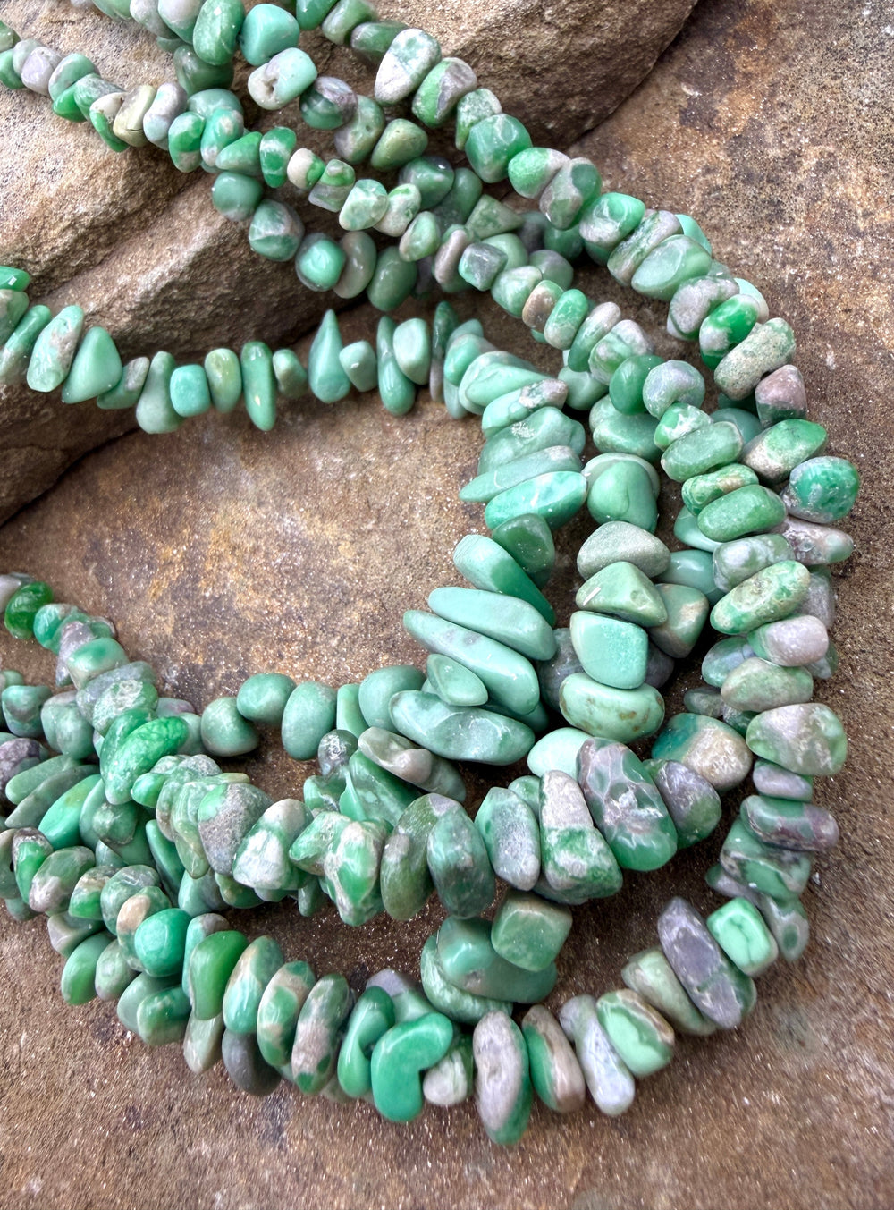 Nevada Variscite 4-7mm Nugget/Chip Beads 16 Inch Strand