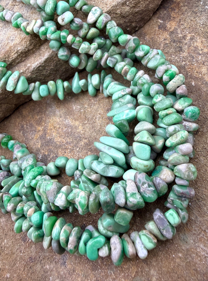 Nevada Variscite 4-7mm Nugget/Chip Beads 16 Inch Strand