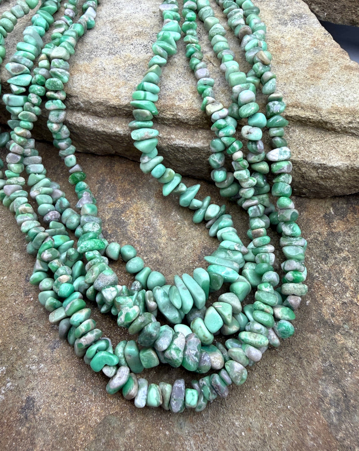 Nevada Variscite 4-7mm Nugget/Chip Beads 16 Inch Strand