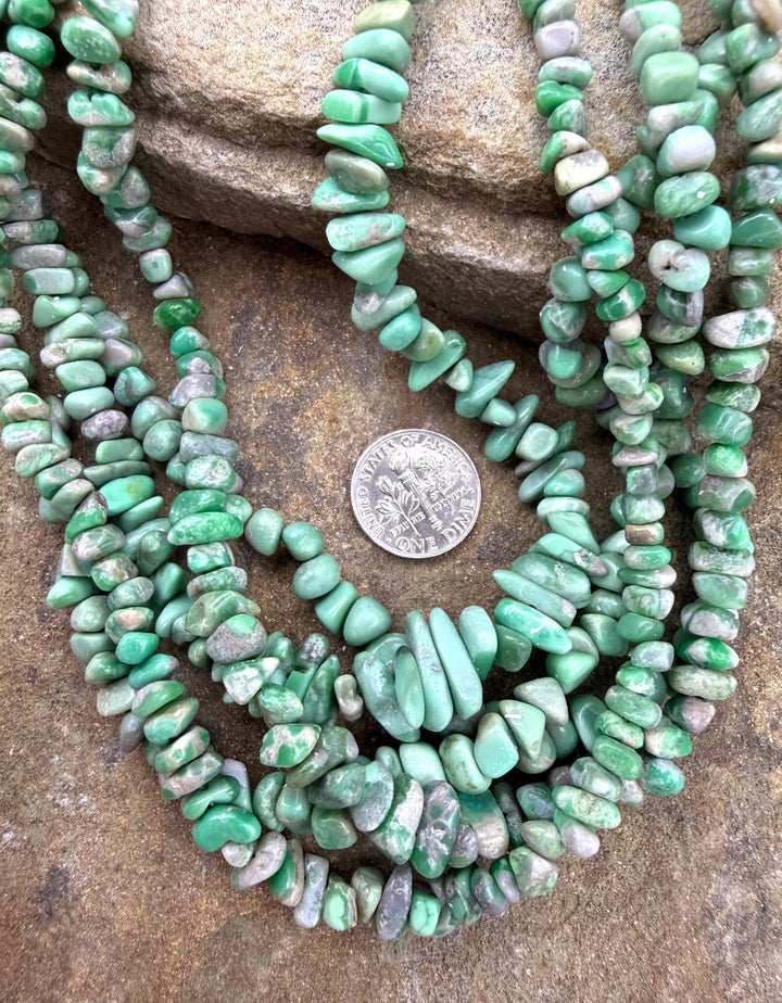 Nevada Variscite 4-7mm Nugget/Chip Beads 16 Inch Strand