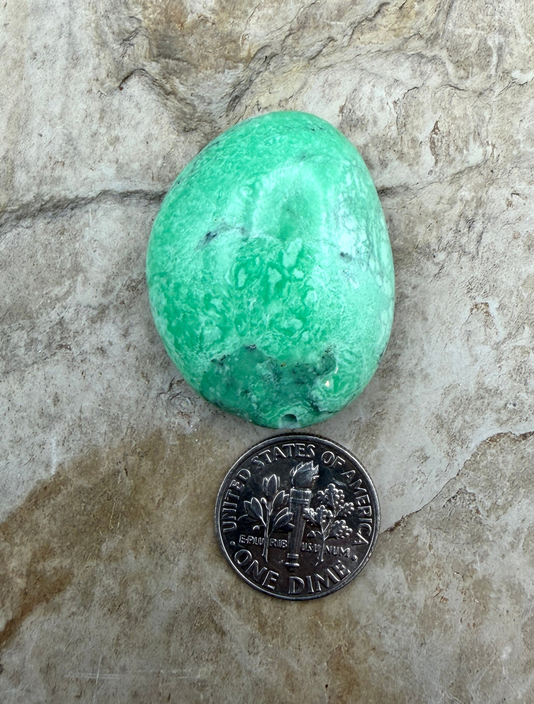 Nevada Variscite BIG Focal Pendant Bead Top Drilled