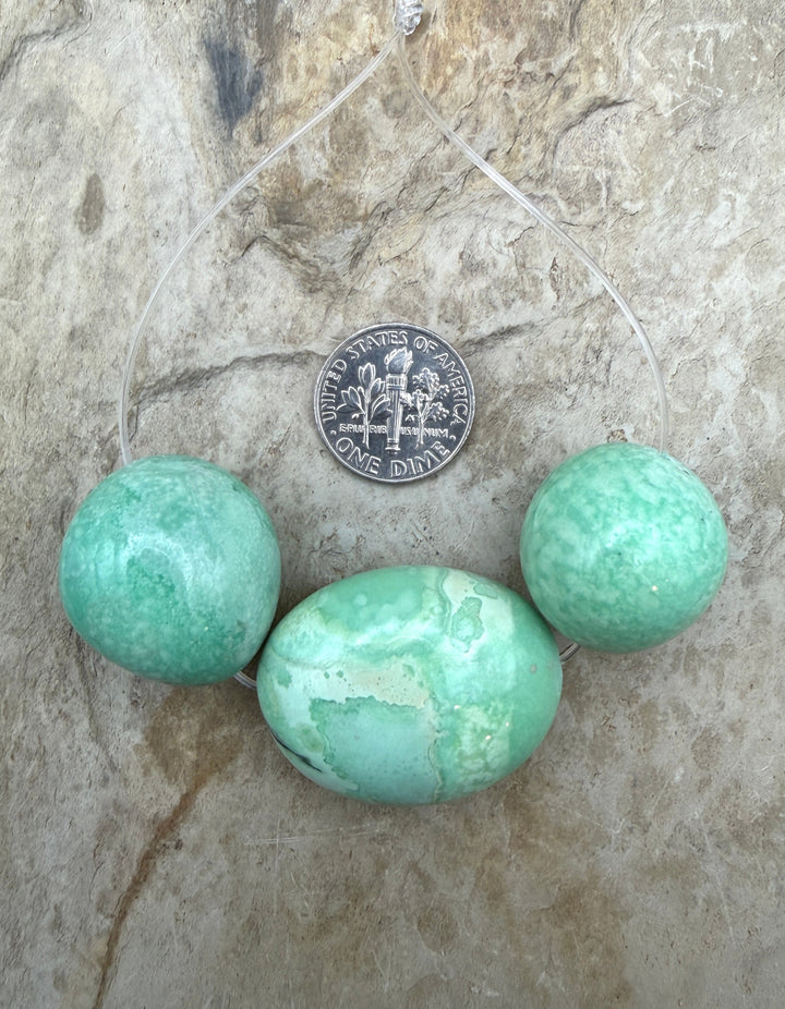 Nevada Variscite BIG Smooth Rounded Nuggets 21-30mm Focal