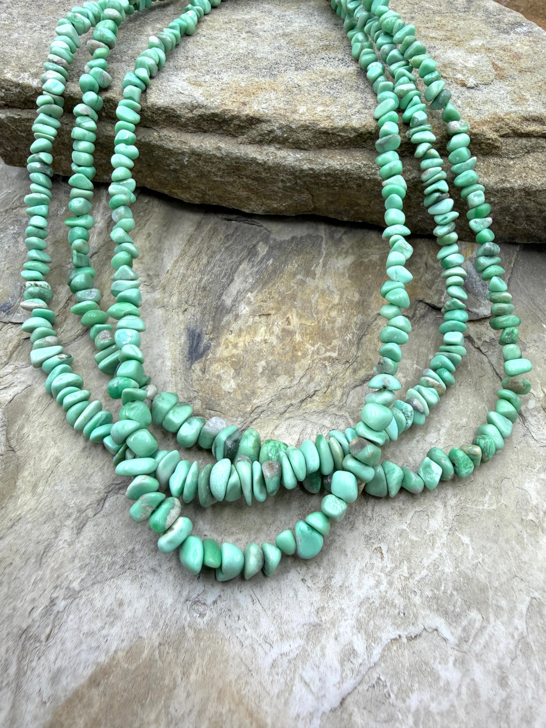 Nevada Variscite Graduated 4-7mm Chip/Nugget Beads 16 Inch