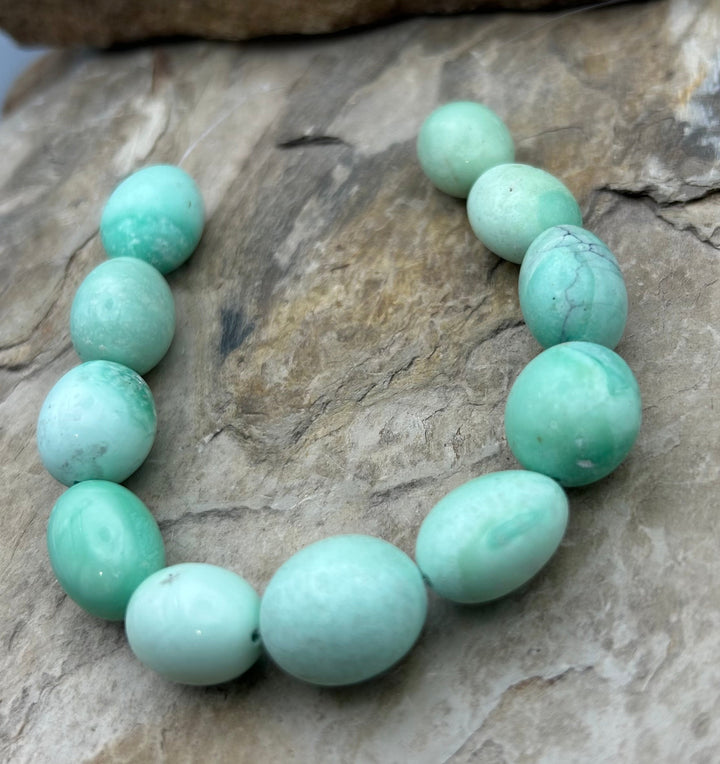 Nevada Variscite Smooth Rounded Nugget Beads 12-15mm 11