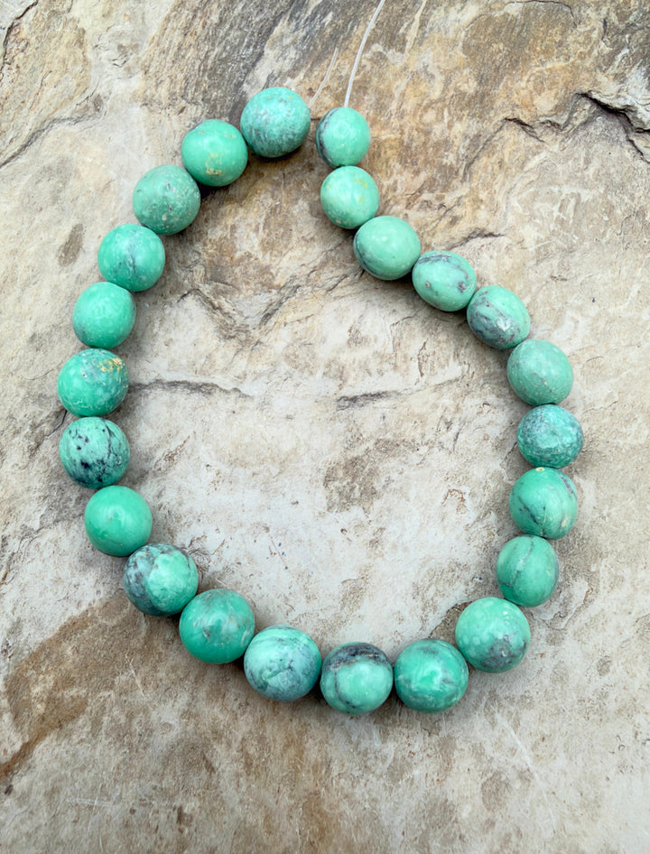 Nevada Variscite Smooth Rounded Nugget Beads8-9mm 8 inch