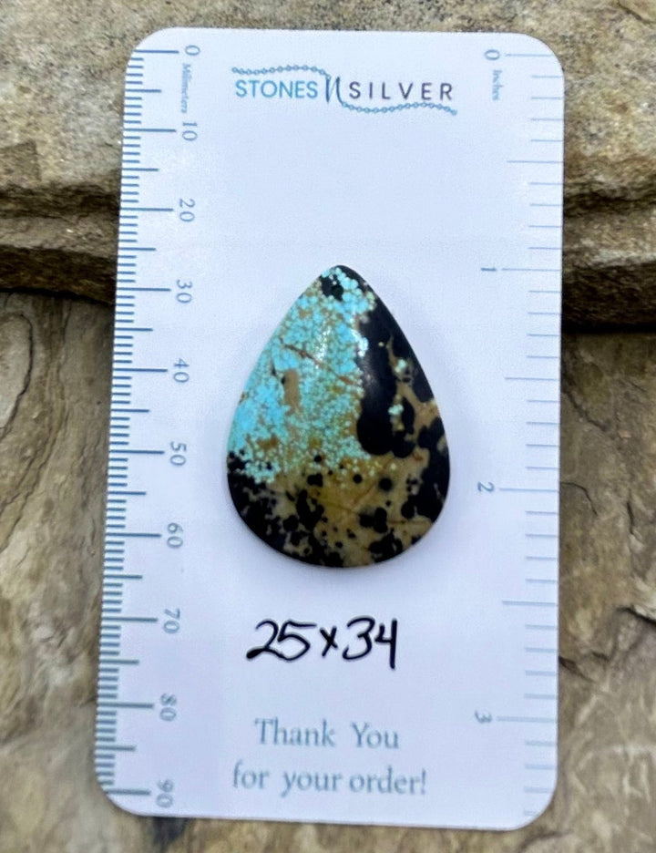 OLD STOCK Kingman Turquoise (Arizona) Focal Pendant Bead