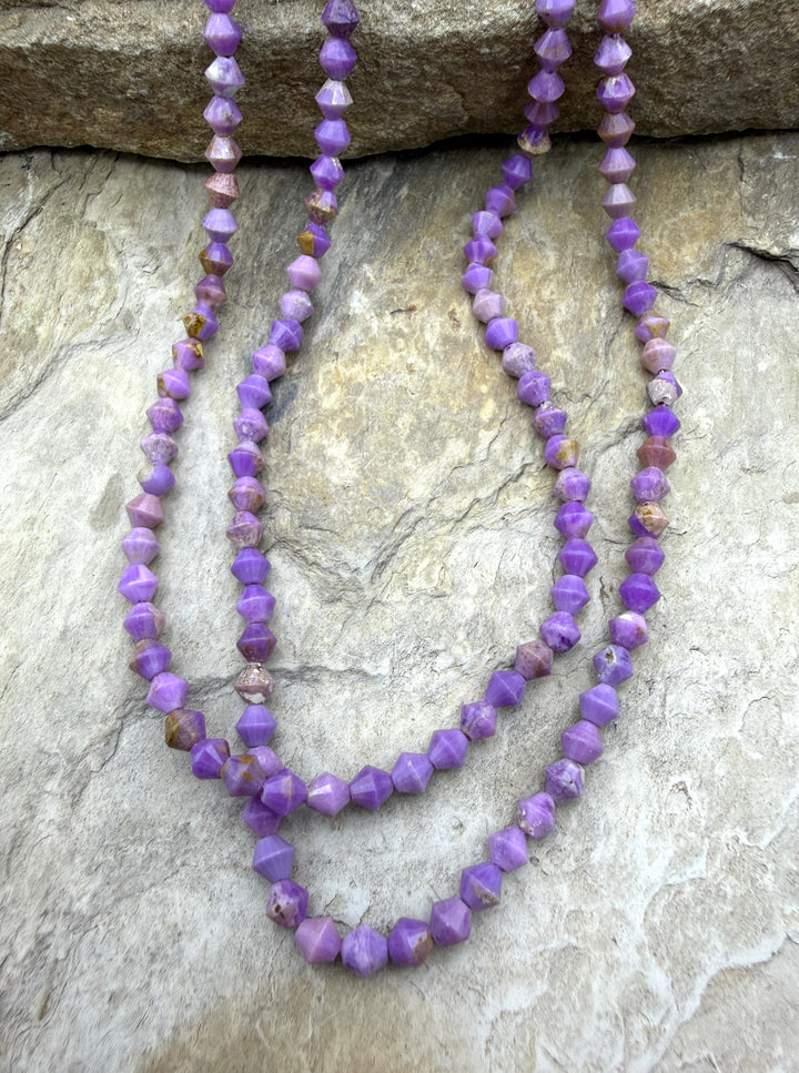 Phosphosiderite 4mm Bicone Beads 15.5 Inch Strand